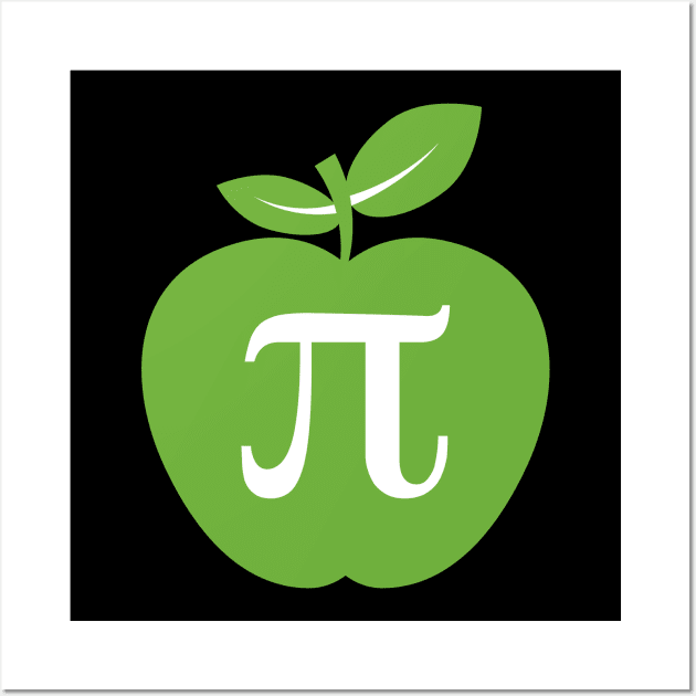 Apple PI - Green Print. Wall Art by Hotshots